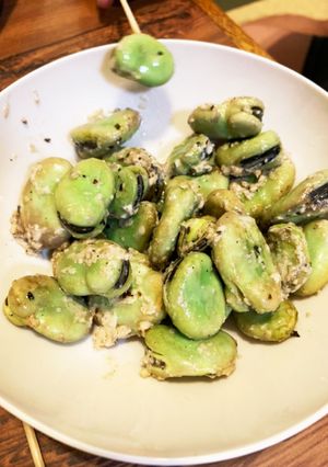 簡単！空豆のチーズガーリック-レシピのメイン写真