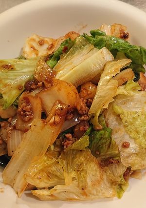 麻婆レタス-レシピのメイン写真