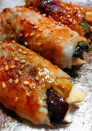 なすと大葉の豚肉巻き-レシピのメイン写真