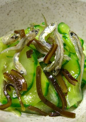 塩昆布でキュー-レシピのメイン写真
