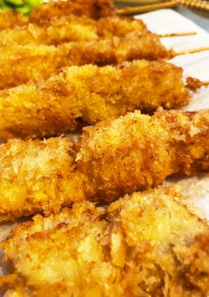 男飯★柔らかサクサク！親父豚串カツ-レシピのメイン写真