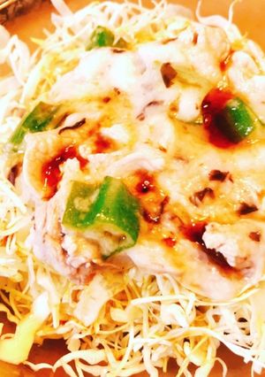 千切りキャベツでねばねば冷しゃぶサラダ-レシピのメイン写真
