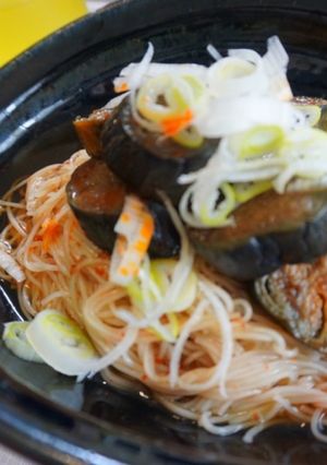 ナスのぶっかけそうめん-レシピのメイン写真