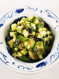 めかぶと刻み野菜の山形だし風-レシピのメイン写真