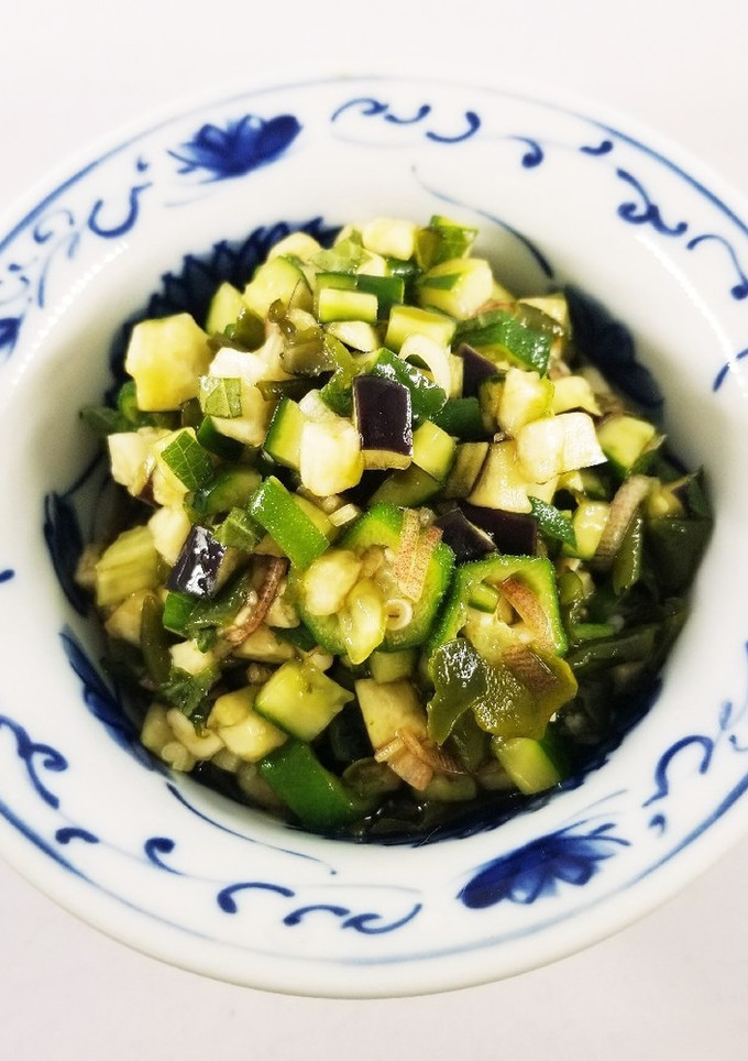 めかぶと刻み野菜の山形だし風-レシピのメイン写真