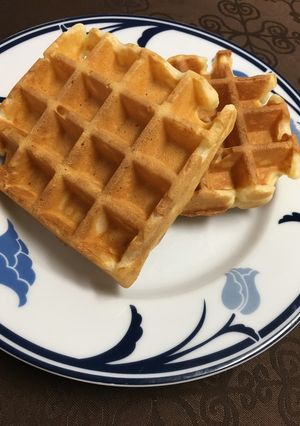卵1個、ボウル一つでアメリカンワッフル-レシピのメイン写真