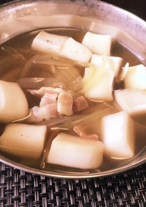 なんちゃってオニオンスープツマミ-レシピのメイン写真