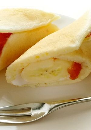 そのまんまバナナホットケーキロール-レシピのメイン写真