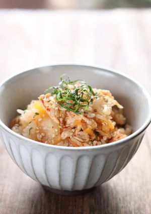 大葉入りキムチ混ぜご飯-レシピのメイン写真