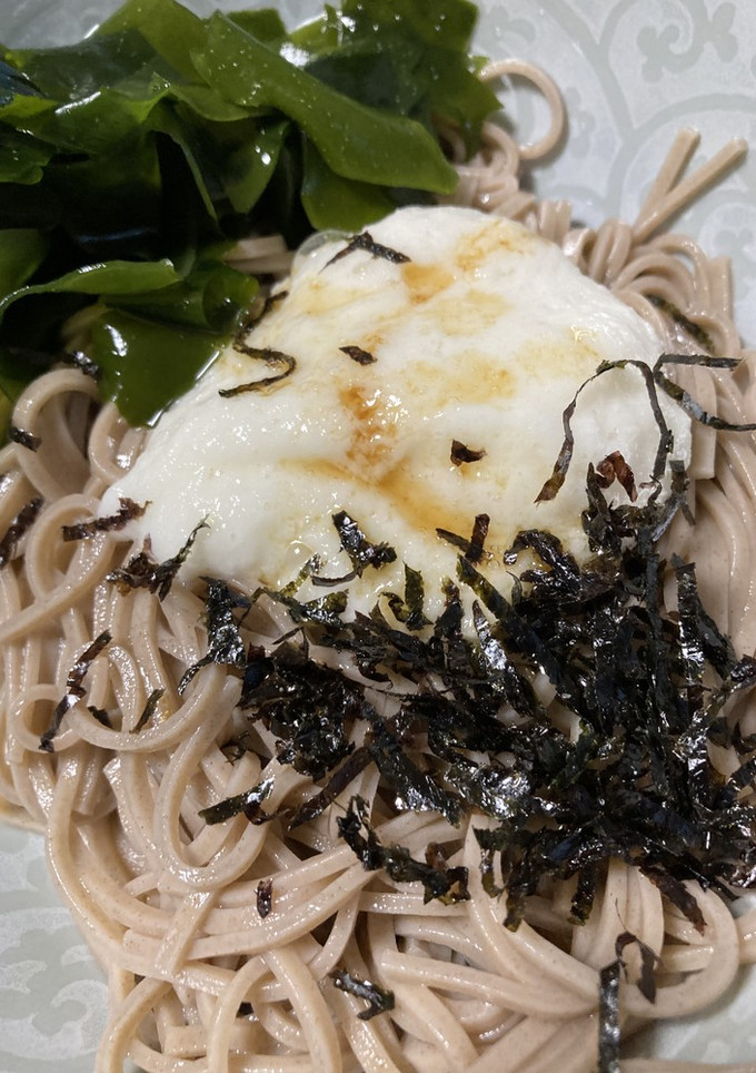 暑い夏はとろろ蕎麦-レシピのメイン写真