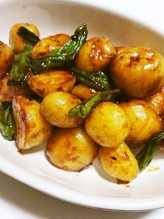 簡単♡新じゃがとししとうの甘味噌炒め-レシピのメイン写真