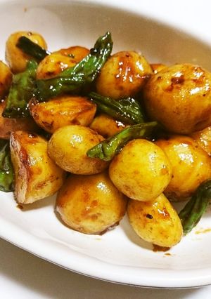 簡単♡新じゃがとししとうの甘味噌炒め-レシピのメイン写真