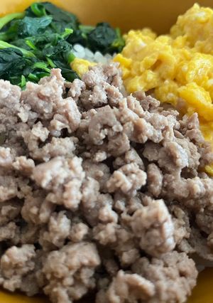 三食丼-レシピのメイン写真