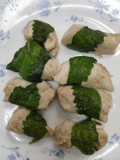 電子レンジで、ササミのしそ巻-レシピのメイン写真