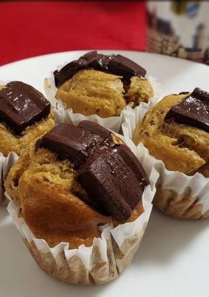 おから入りノンオイルチョコバナナマフィン-レシピのメイン写真