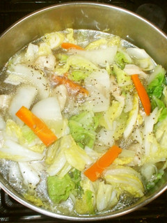 鶏むね肉白菜のコンソメ煮♪簡単やわらかい-レシピのメイン写真