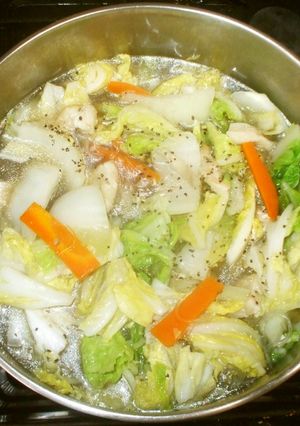 鶏むね肉白菜のコンソメ煮♪簡単やわらかい-レシピのメイン写真