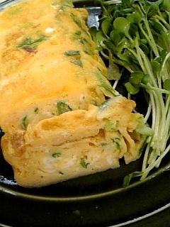 厚焼き卵 in ねぎ-レシピのメイン写真