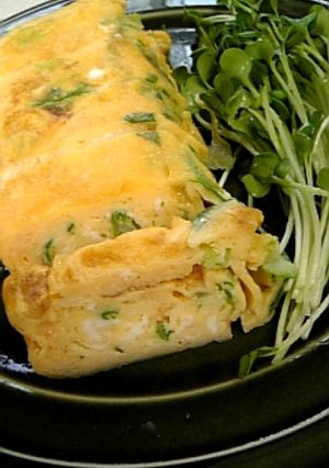 厚焼き卵　in ねぎ-レシピのメイン写真