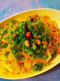 アンチョビとキャベツのペペロンチーノ-レシピのメイン写真