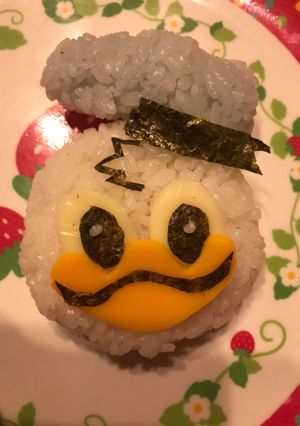 47キャラ弁　ドナルド-レシピのメイン写真