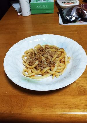 坦々焼うどん-レシピのメイン写真