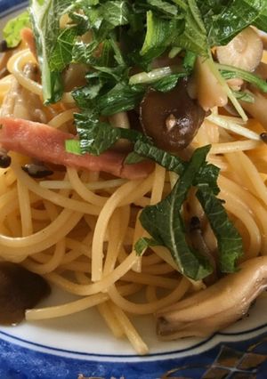キノコとベーコンの和風パスタ-レシピのメイン写真