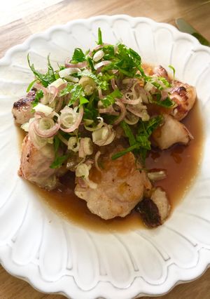 鳥モモの甘酢がけ-レシピのメイン写真