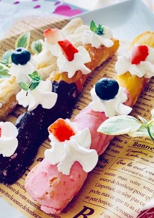 生クリームで楽しく❤︎パンdeスイーツ❸-レシピのメイン写真
