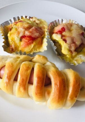 バターロール生地で美味しい惣菜パン-レシピのメイン写真