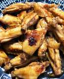 手羽中肉のはちみつ醤油からめ焼き