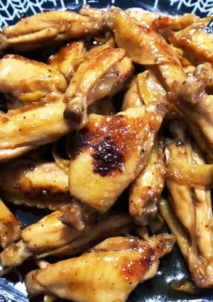 手羽中肉のはちみつ醤油からめ焼き-レシピのメイン写真