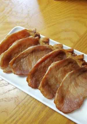 スモークガンで作るポークジャーキー-レシピのメイン写真
