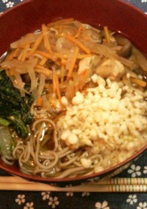 野菜たっぷり簡単鴨南蛮風そば-レシピのメイン写真