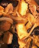 簡単節約　豚肉と厚揚げ簡単甘辛煮