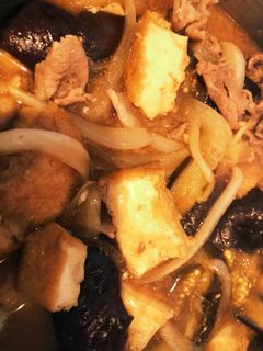 簡単節約 豚肉と厚揚げ簡単甘辛煮-レシピのメイン写真