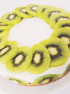 キウイのレアチーズケーキ♪-レシピのメイン写真