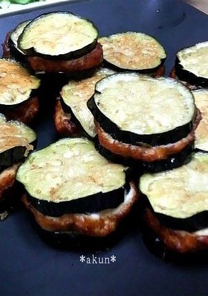 つくねの茄子はさみ揚げ-レシピのメイン写真