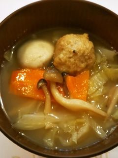 $肉団子と里芋のスープ$-レシピのメイン写真