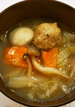 $肉団子と里芋のスープ$-レシピのメイン写真
