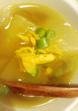 ツナと冬瓜のカレースープ-レシピのメイン写真