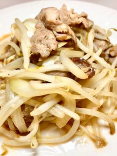 ラム肉もやし炒め-レシピのメイン写真