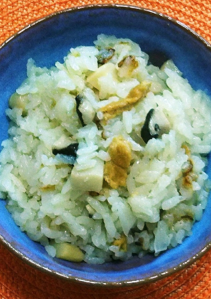 油揚げと玉葱・エリンギの炊き込みご飯-レシピのメイン写真