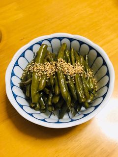 インゲンの炒め煮-レシピのメイン写真