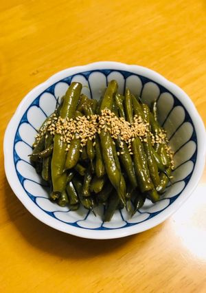インゲンの炒め煮-レシピのメイン写真