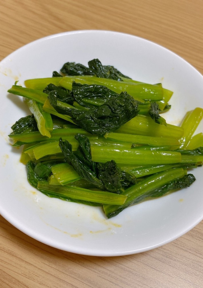 納豆のからしで！小松菜のからし和え♪-レシピのメイン写真