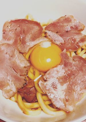 【簡単】油そば風うどん-レシピのメイン写真