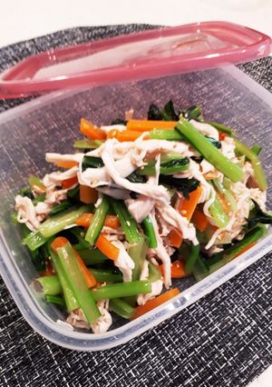 むね肉と小松菜のナムル★-レシピのメイン写真