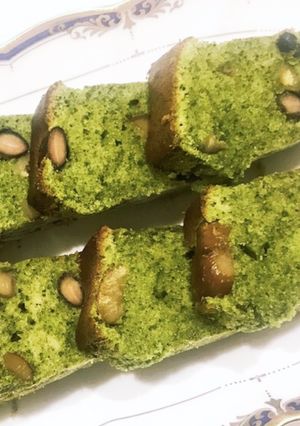 甘栗と黒豆の抹茶のパウンドケーキ-レシピのメイン写真