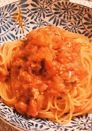 オイルサーディンとトマトのパスタ-レシピのメイン写真
